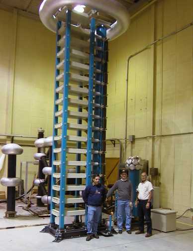 Installed 1600kV 80kJ Impulse Generator